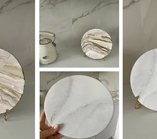 Создание картины из эпоксидной смолы в стиле «Мрамор» Фото 0