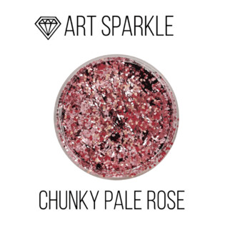 glitter krupnyij Chunky Pale Rose Фото 