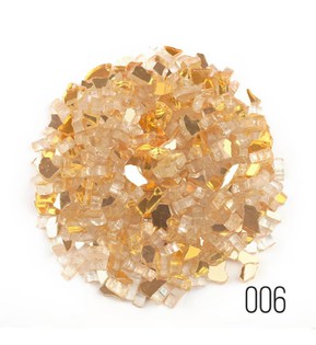 steklyannaya kroshka LusterGlass Premium, Gold Фото 