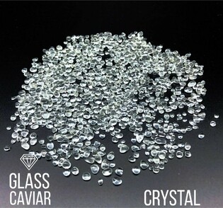 steklyannaya kroshka Glass Caviar, Crystal Фото 