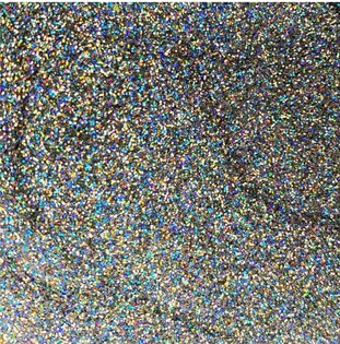 glitter melkij Holographic Black Silver Фото 